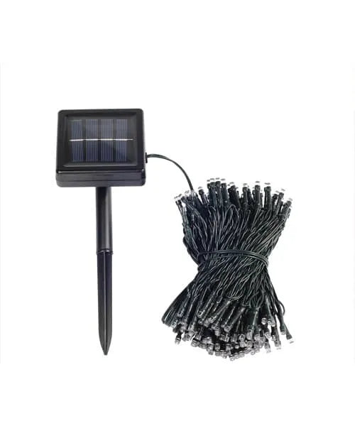 100 LED Solar Powered Light String for Decorations 100 LED Solar Powered Light String for Decorations